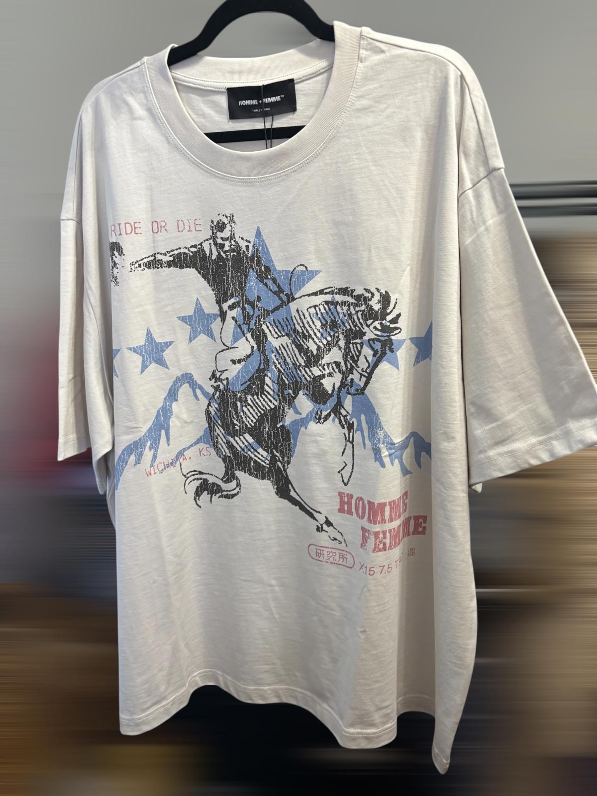 Homme Femme Ride or Die T-Shirt XXXL