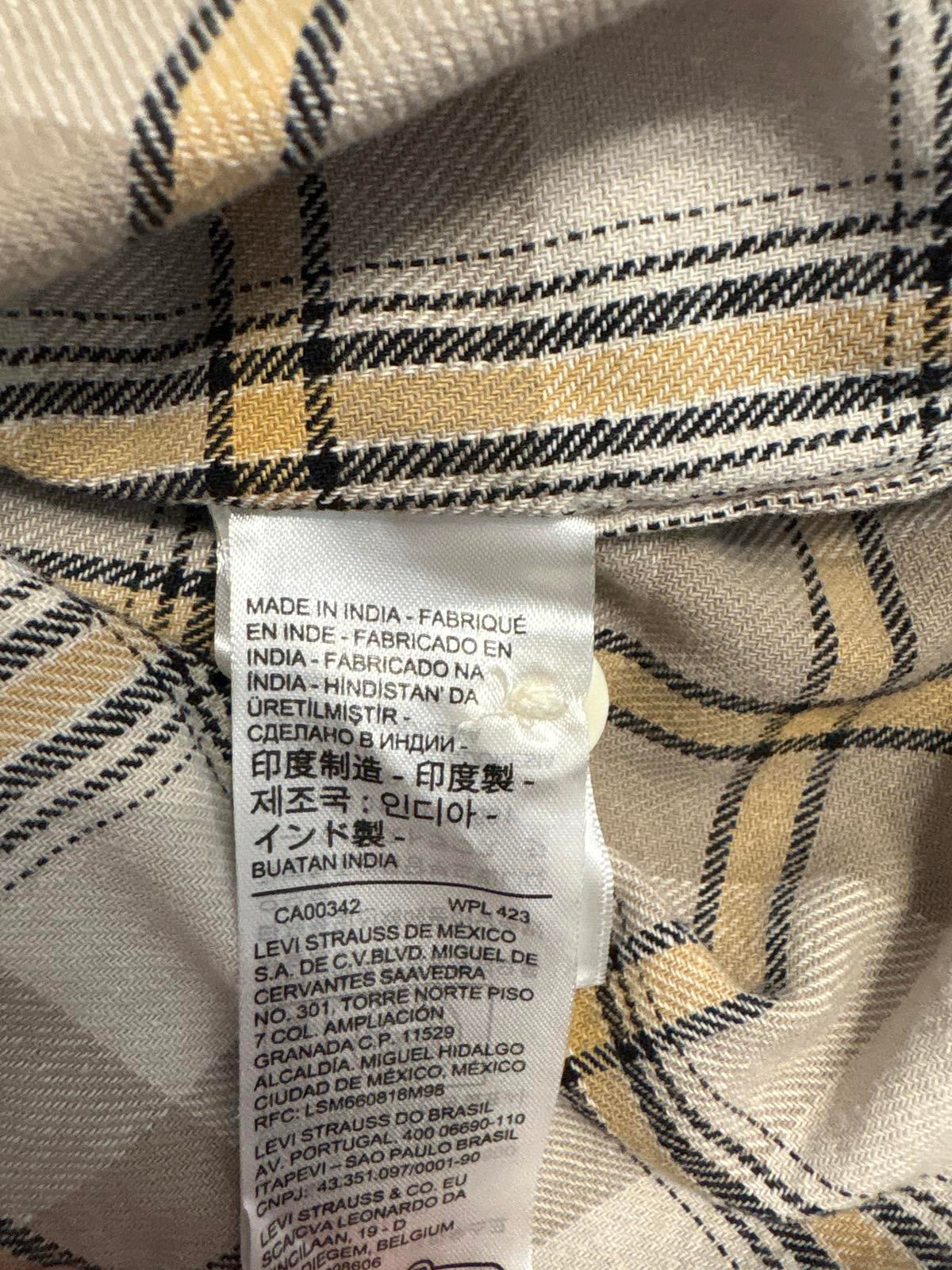 Levi's Relaxed Fit XXL Plaid Casual Shirt