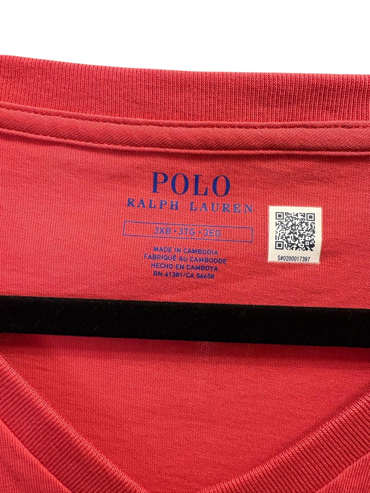 Polo Ralph Lauren Classics Red V-Neck T-Shirt 3XB