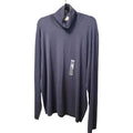 Alfani Men's Merino Wool Blend Navy Sweater XL