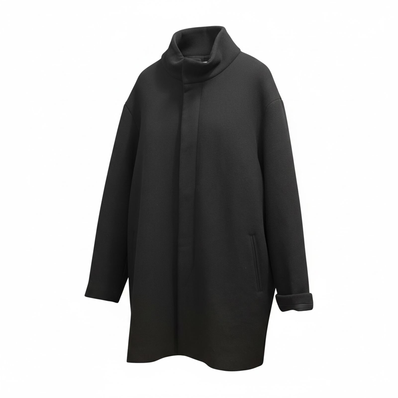 Calvin Klein Mayden Overcoat Black Beauty Size 2XL